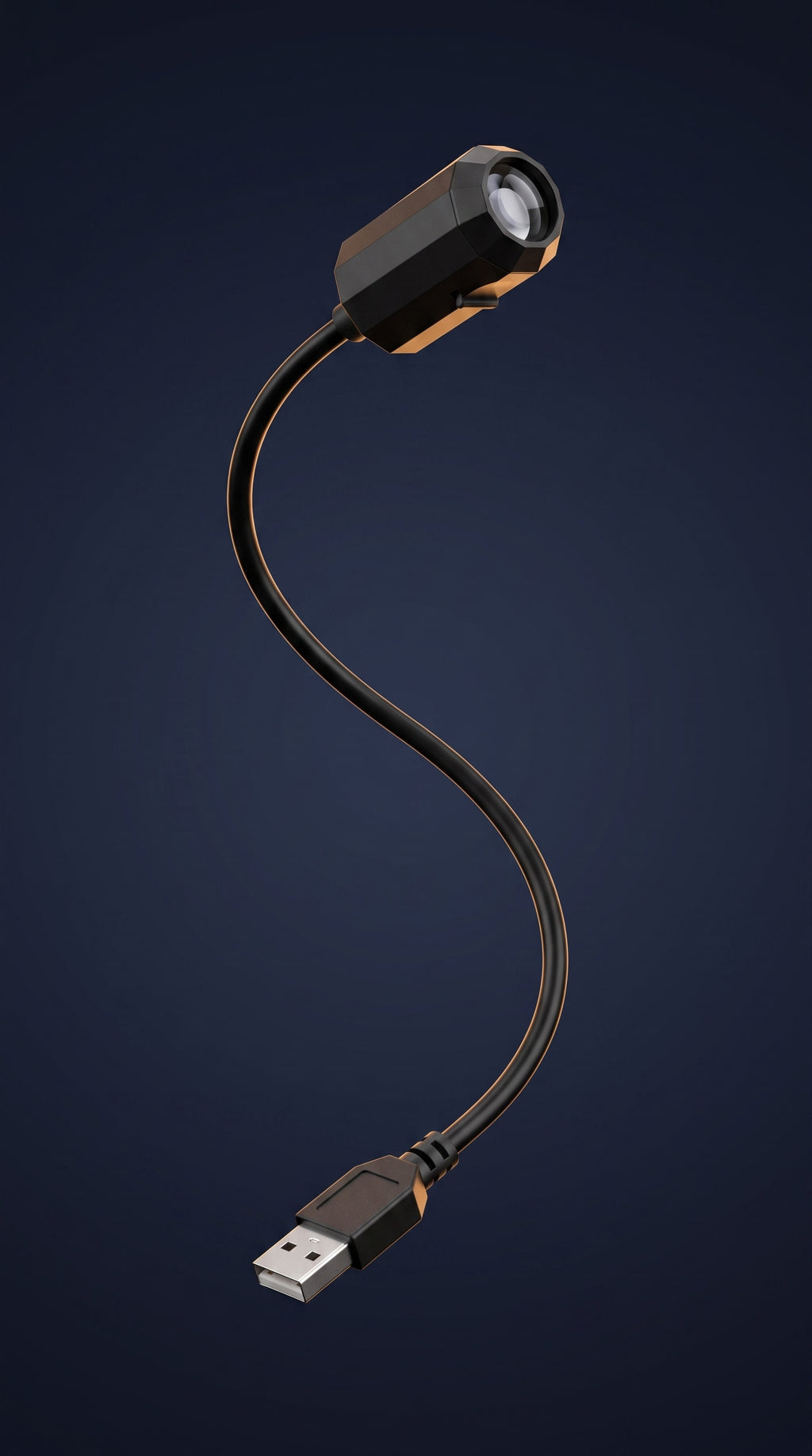 Cabezal del proyector de planetas Oluna con cable USB flexible