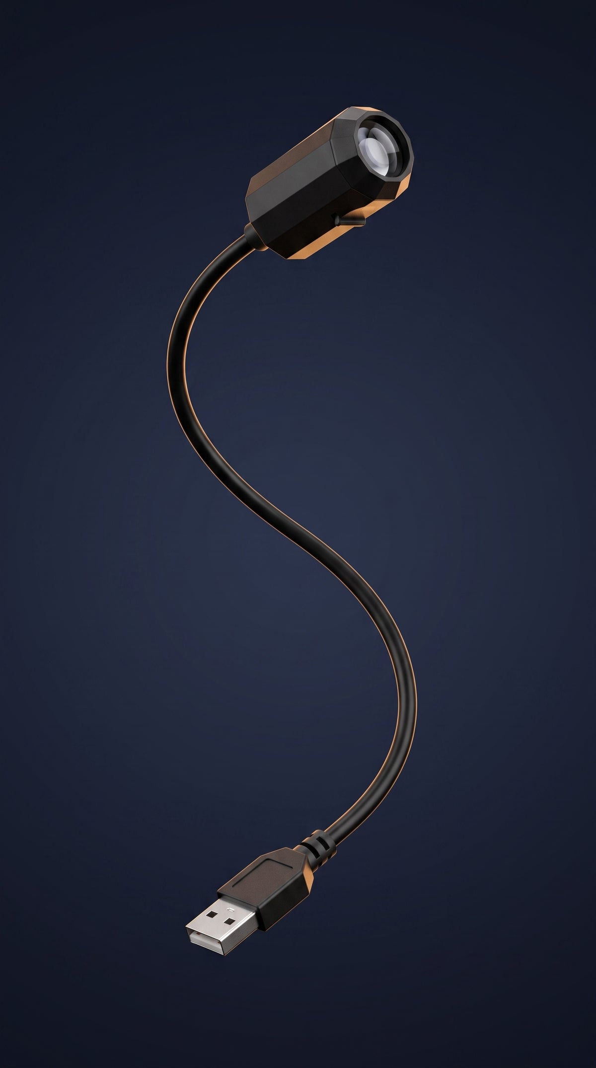 Cabezal del proyector de planetas Oluna con cable USB flexible